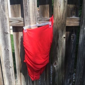 NWOT Asymmetrical One Piece Bathing Suit